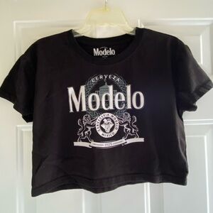 ModelCo Black Graphic Tee